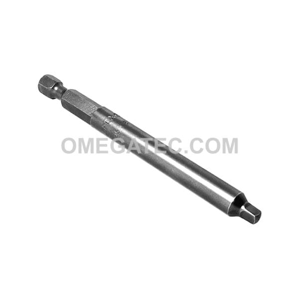 Apex #3 Square Recess Turned Body Power Drive Bits, 1/4” Hex Drive (1953-3X)