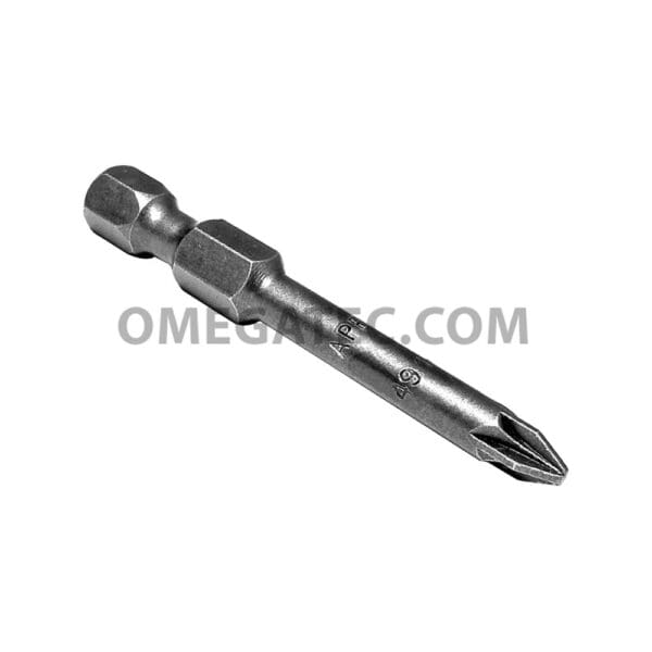 Apex #1 Pozidriv Power Drive Bit, 1/4” Hex Drive (491-PZDX)