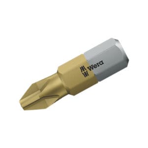Wera #3 851/1 TiN 1/4” Hex SB Phillips Insert Bit (05073514001)