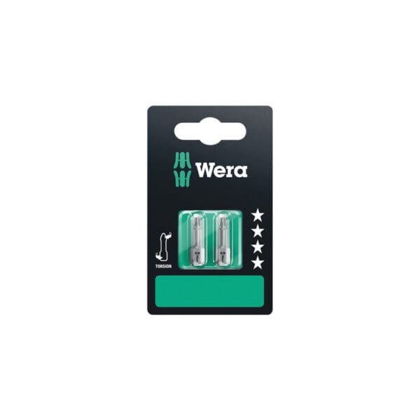 Wera #1 851/1 TZ 1/4” Hex SB Phillips Insert Bit (2-Pack) (05073323001)
