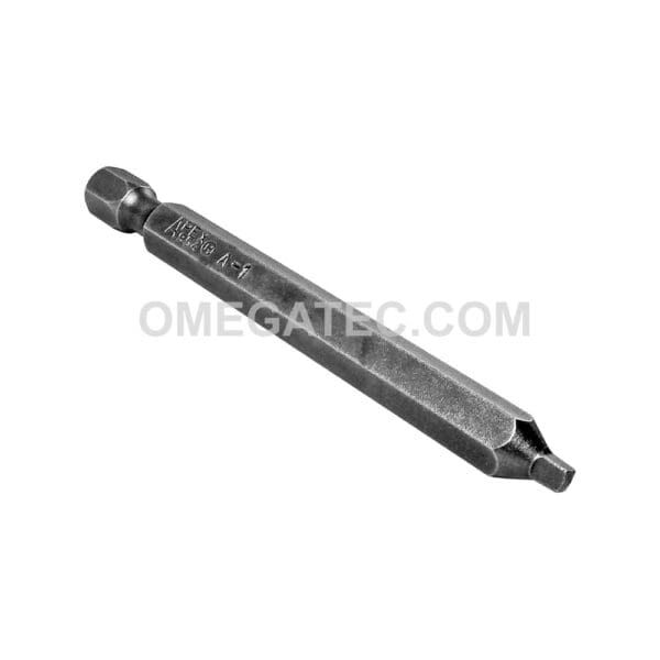 Apex #1 Square Recess Power Drive Bits, 1/4” Hex Drive (954-A-1X)
