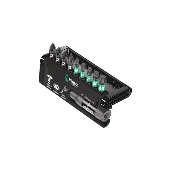 Wera 10PC Impaktor 3 Bit-Check (05057683001)