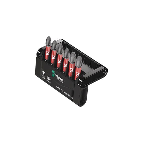 Wera 6PC Phillips Impaktor 1 Bit-Check (05057691001)
