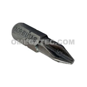 Zephyr #2 Phillips Insert Bit, ACR, 1/4” Hex Drive (D1222AAACR-B)