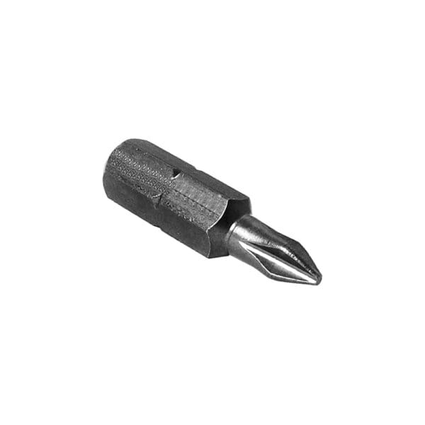 Zephyr #2 Phillips Hex Shank Insert Bit, For Machine Screws, Drywall, 1/4” Hex Shank (D1327AA)