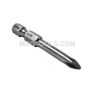 Zephyr #1 Phillips Power Drive Bit, For Machine Screws, 1/4” Hex Shank (E1101AA)