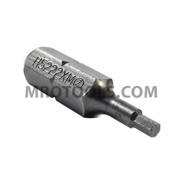 Zephyr 2mm Socket Head (Hex-Allen) Insert Bit, 1/4” Hex Drive (H5222XM)