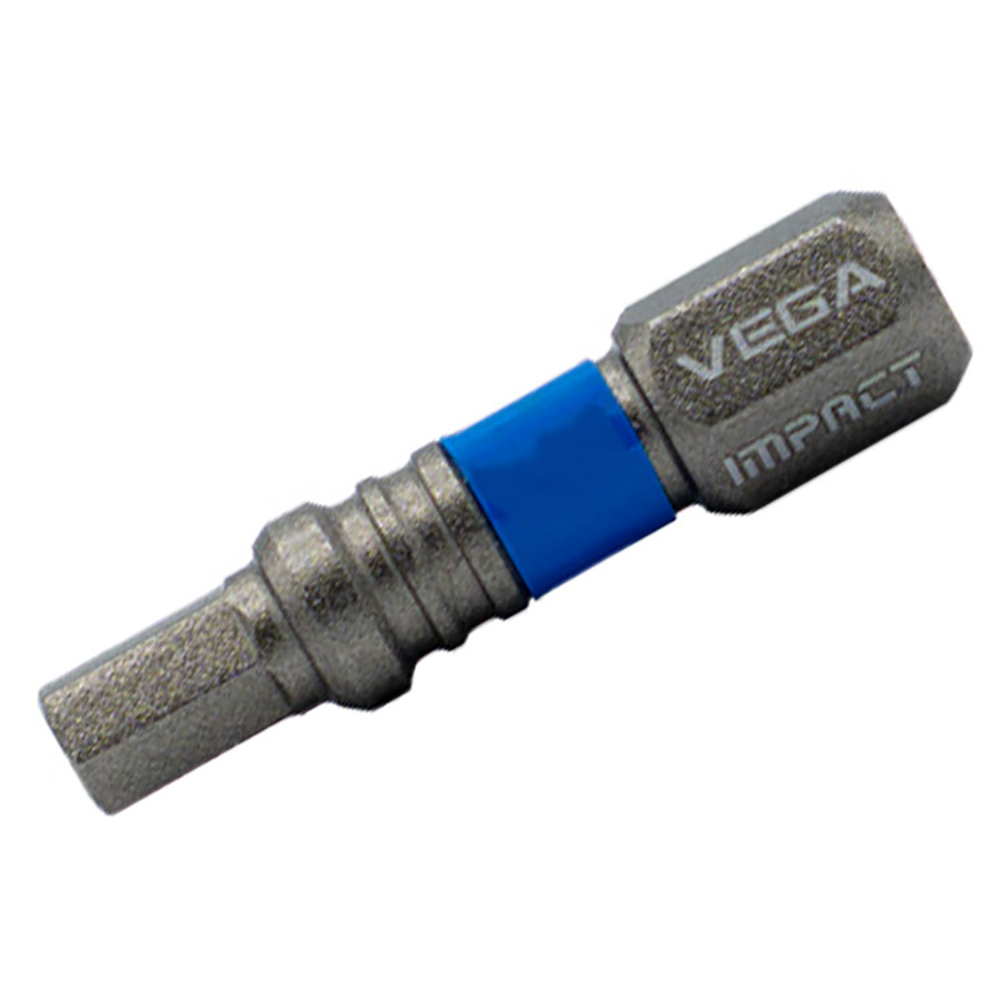 Vega Impactech Hex 6mm Insert Bit (T125H060A) (Replaces P125H060A)