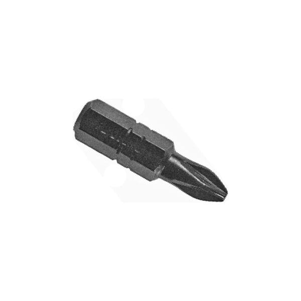 Zephyr #4 Pozidriv Insert Bit, For Machine Screws, 5/16” Hex Drive (PZ1234A)