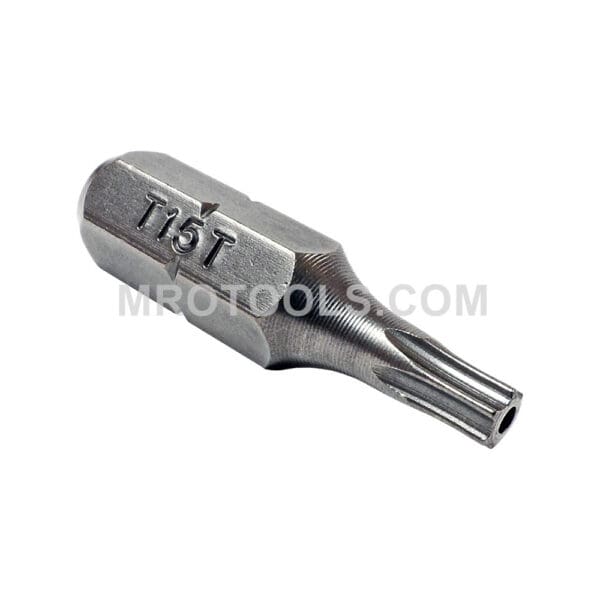 Zephyr T-15 Torx Tamper Resistant Insert Bit, 1/4” Hex Shank (Z0T15TX)